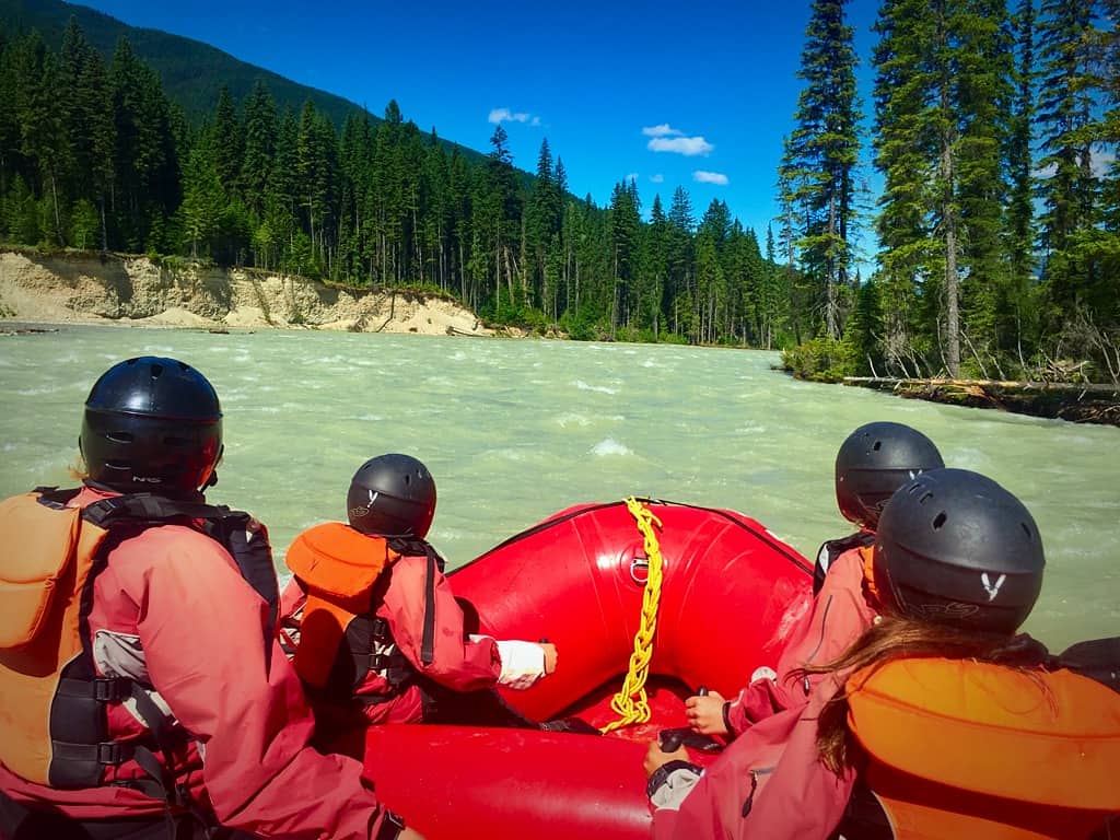 Rafting the Kicking Horse River in Golden BC