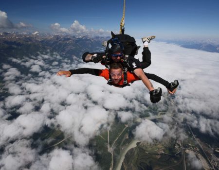 Skydiving in Golden BC