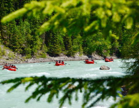 rafting kicking horse river in golden bc