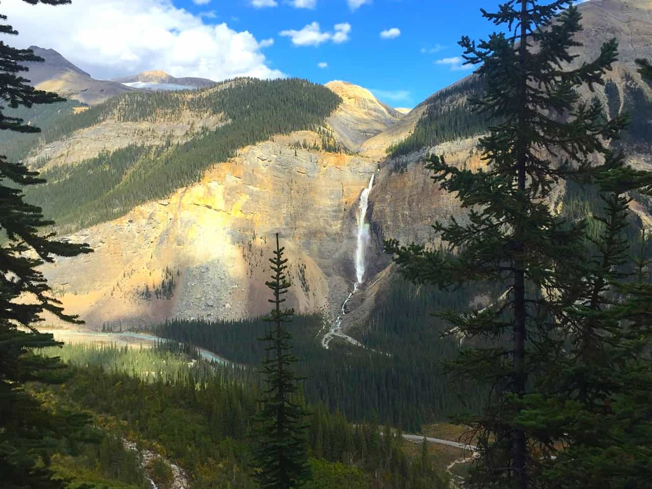 Top Attractions in the Kootenay Rockies, Takakkaw Falls from the Iceline Trail